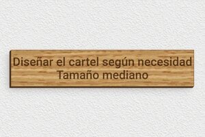Placas Grabadas Personalizadas - Madera - undefined - chene - none - es-cartel-mediano-002-1-1747890345393