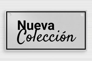 Carteles Publicitarios  - Aluminio - undefined - anodise - holes-only - es-cartel-nueva-coleccion-001-3-1747821341237