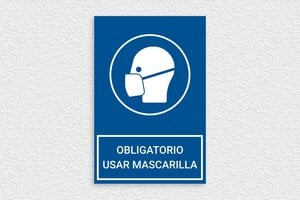 Señales de Obligación - Cartel 'Obligatorio usar mascarilla' - undefined - bleu-blanc - glue - es-cartel-obligatorio-mascarilla-001-3-1747820011517