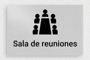 Placas para Puerta de Oficina - Cartel de aluminio para la sala de reuniones - undefined - anodise - glue - es-cartel-oficina-sala-de-reuniones-002-3-1747819660499