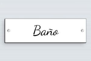 Carteles de Baño - Cartel de PVC para el baño - undefined - blanc-noir - screws - es-cartel-para-bano-001-2-1747823437658