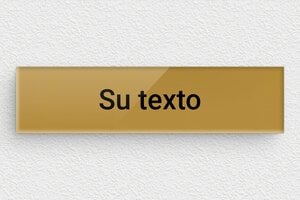 Placas Pequeñas - Plexiglás - undefined - or-fonce-noir - none - es-cartel-pequeno-001-2-1747890277990