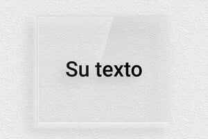 Placas Pequeñas - Plexiglás transparente - undefined - transparent - none - es-cartel-pequeno-001-5-1747890284928