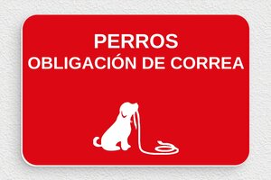 Carteles "Cuidado con el Perro" - Cartel 'Perro Peligroso' - undefined - rouge-blanc - glue - es-cartel-perro-003-1-1747824185090