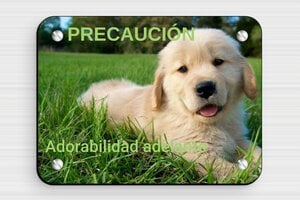 Carteles para Perros - Cartel 'Precaución con el perro' - undefined - custom - screws - es-cartel-perro-003-4-1747824351525