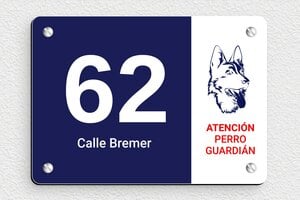 Placas para Portal - PVC - undefined - custom - screws - es-cartel-perro-005-1-1747822368188