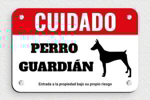 Carteles "Cuidado con el Perro" - Cartel 'Cuidado, Perro Guardián' - undefined - custom - screws - es-cartel-perro-guardian-001-0-1747824156326