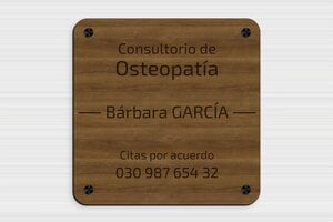 Placas Profesionales de Madera - Madera - undefined - noyer - screws-caps - es-cartel-practica-madera-007-3-1747900739918