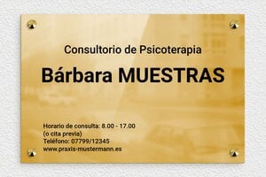 Placas para Psicólogos - Latón - undefined - poli - screws-caps - es-cartel-practica-psicologia-001-1-1747880631108