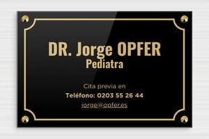 Placas de Metacrilato - Plexiglás - undefined - noir-or - screws-caps - es-cartel-praxis-plexi-001-5-1747882274745