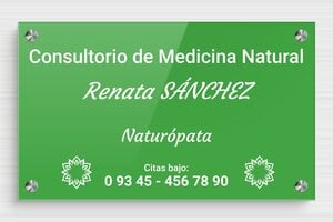 Placas Profesionales de Metacrilato - Plexiglás - undefined - custom - screws-spacer - es-cartel-praxis-plexi-005-1-1747888727232