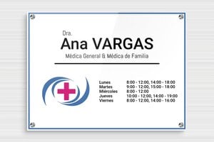 Placas de Metacrilato - Plexiglás - undefined - custom - screws-spacer - es-cartel-praxis-plexi-013-3-1747900420292