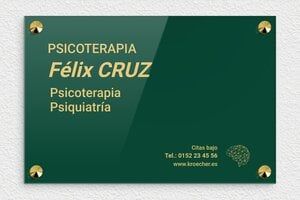 Placas de Metacrilato - Plexiglás - undefined - vert-or - screws-caps - es-cartel-praxis-psicologica-003-5-1747880765956
