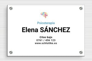 Placas para Psicólogos - PVC - undefined - custom - screws-spacer - es-cartel-praxis-psicologica-004-2-1747880783355