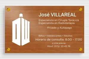 Placas Profesionales de PVC - PVC - undefined - poirier-blanc - screws-spacer - es-cartel-praxis-pvc-004-2-1747888889993