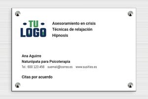 Placas de Plástico - PVC - undefined - custom - screws-caps - es-cartel-praxis-pvc-013-3-1747900491682