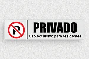 Señales "Prohibido Aparcar" - Cartel 'Prohibido el paso, vigilancia por vídeo' - undefined - brosse - glue - es-cartel-privado-004-2-1747822915475