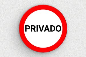 Carteles de "Propiedad Privada" - Cartel Redondo 'Propiedad Privada' - undefined - custom - glue - es-cartel-privado-025-2-1747822742102