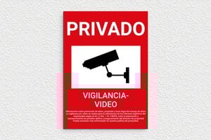 Cartel "Zona Videovigilada" - Cartel 'Propiedad privada bajo vigilancia de video' - undefined - custom - glue - es-cartel-privado-030-1-1747822822035