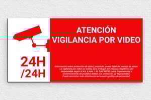 Cartel 'Propiedad Privada - Vigilancia por Video' - undefined - custom - glue - es-cartel-privado-043-1-1747822682441