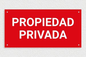 Carteles de "Propiedad Privada" - Cartel 'Propiedad Privada' - undefined - rouge-blanc - screws - es-cartel-privado-1-1747822752527