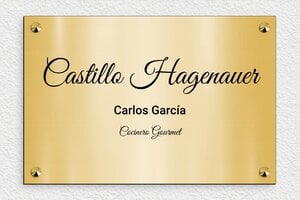 Placas para Bar y Restaurante - PVC - undefined - or-brosse-noir - screws-caps - es-cartel-profesional-restaurante-002-4-1747817893856