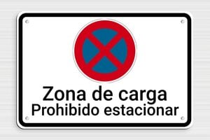 Señales "Prohibido Aparcar" - Cartel de estacionamiento privado - 'Prohibido estacionar' - undefined - custom - screws - es-cartel-prohibicion-estacionamiento-001-1-1747824920100