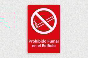 Señales de Información - Cartel de Prohibición de Fumar - undefined - rouge-blanc - glue - es-cartel-prohibido-fumar-002-1-1747818923874