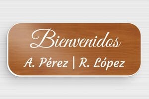 Placas de Madera para Buzón - PVC - undefined - poirier-blanc - glue - es-cartel-puerta-madera-010-3-1747900246470