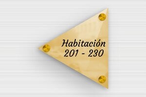 Placas de Metal - Latón - undefined - poli - screws-spacer - es-cartel-triangular-002-4-1747889867900
