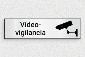 Fijaciones para Placas - Cartel de Vigilancia por Cámara - undefined - gris-brosse-noir - glue - es-cartel-video-vigilancia-003-3-1747818896002