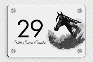 Placas para Puerta de Entrada - PVC - undefined - custom - screws-caps - es-casa-cartel-animal-012-1-1747822501780
