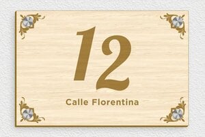 Placas de Madera para Puerta  - Madera - undefined - erable - screws-caps - es-casa-puerta-letrero-madera-003-3-1747898413444