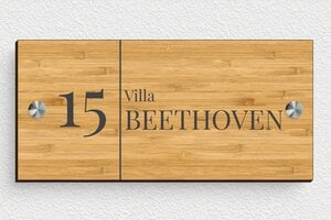 Placas de Madera - Madera - undefined - bambou - screws-spacer - es-casa-puerta-placa-madera-002-5-1747898395536