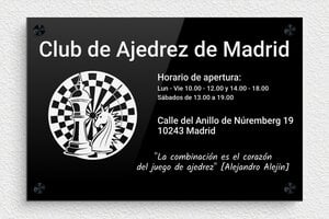 Placas de Metacrilato - Plexiglás - undefined - noir-blanc - screws-spacer - es-club-deportivo-cartel-002-2-1747880870830