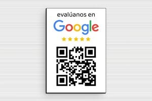Placas con Código QR - PVC - undefined - custom - glue - es-codigo-qr-cartel-005-3-1747900106072