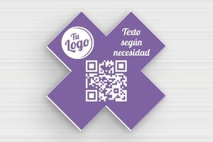 Placas con Forma de Cruz - PVC - undefined - mauve-blanc - glue - es-escudo-en-forma-de-cruz-001-3-1747890019547