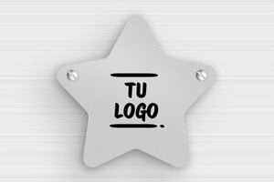 Placas con Forma de Estrella - Aluminio - undefined - anodise - screws - es-escudo-estrella-forma-004-3-1747890149487