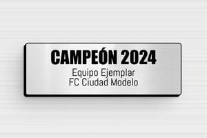 Placas para Trofeos - PVC - undefined - gris-brillant-noir - glue - es-escudo-trofeo-deporte-004-4-1747881110808