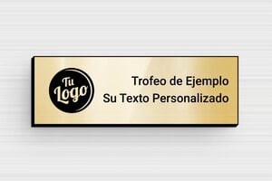 Placas para Trofeos - PVC - undefined - or-brillant-noir - glue - es-escudo-trofeo-deportivo-005-3-1747899815734