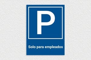 Señales de Aparcamiento - Señal de estacionamiento 'Solo para clientes' - undefined - bleu-blanc - none - es-estacionamiento-001-4-1747824757618