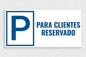 Señales de Aparcamiento - Señal de Estacionamiento Reservado - undefined - blanc-bleu - none - es-estacionamiento-002-2-1747824792729