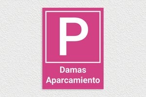 Señales de Aparcamiento - Cartel de estacionamiento 'Solo para clientes' - undefined - rose-blanc - none - es-estacionamiento-003-1-1747824820131