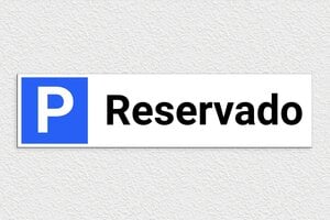 Señales de Aparcamiento - Cartel de estacionamiento para servicio de entrega a la derecha - undefined - custom - glue - es-estacionamiento-004-2-1747824863066