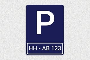 Señales de Aparcamiento - Cartel de Estacionamiento para Visitantes - undefined - bleu-marine-blanc - none - es-estacionamiento-005-3-1747824900852