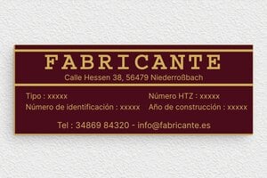 Marcadores de Cables Industriales - PVC - undefined - bordeau-or - glue - es-fabricante-placa-industria-005-4-1747818551799