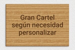 Placas Grabadas Personalizadas - Madera - undefined - chene - none - es-gran-cartel-003-5-1747890208492