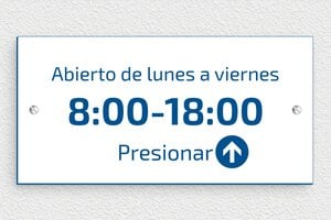 Fijaciones para Placas - PVC - undefined - blanc-bleu - screws - es-horario-apertura-negocio-004-2-1747818850706