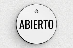 Placas de Características Industriales - PVC - undefined - gris-noir - holes-only - es-industria-abierta-006-3-1747818492998