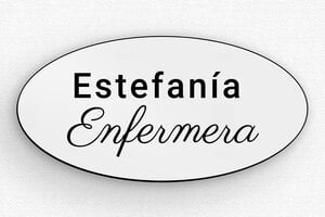 Placas Identificativas para Empleado - Insignia PVC - Imán - undefined - gris-noir - badge - es-insignia-salud-001-3-1748858110618